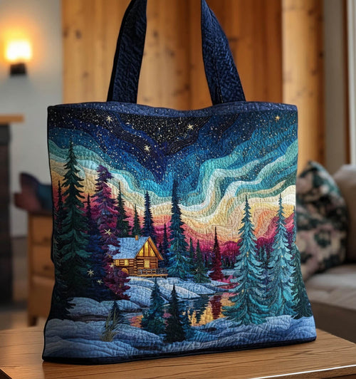 Aurora Borealis Quilted Tote Bag GFTONT6186
