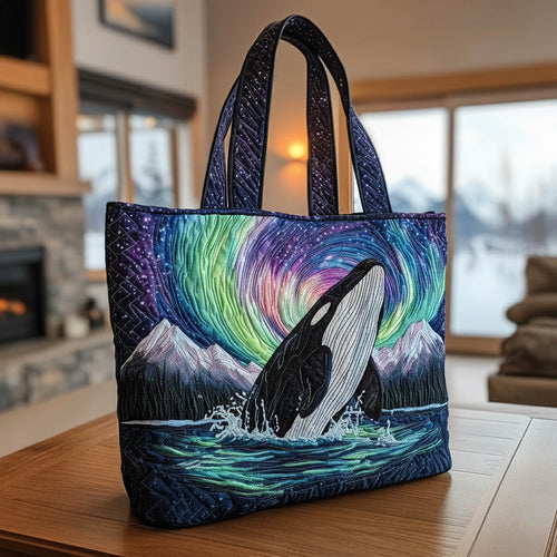 Aurora Borealis Quilted Tote Bag GFTONT6194