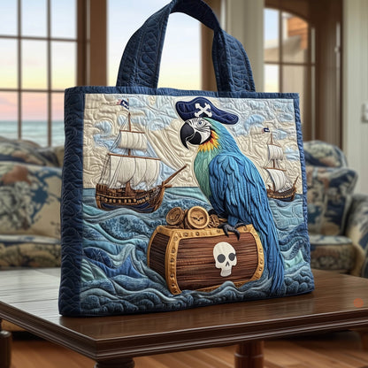 Nautical Parrot Quilted Tote Bag GFTONT6201