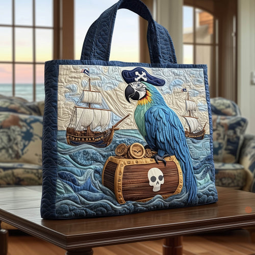 Nautical Parrot Quilted Tote Bag GFTONT6201