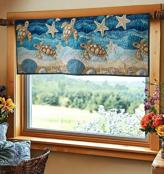 Charming Turtle Quilted Valance GFTONT6215