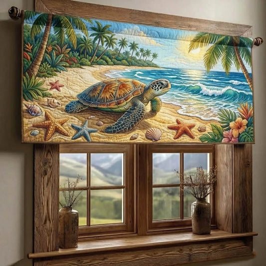 Charming Turtle Quilted Valance GFTONT6216