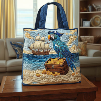 Captain Parrot Quilted Tote Bag GFTONT6220