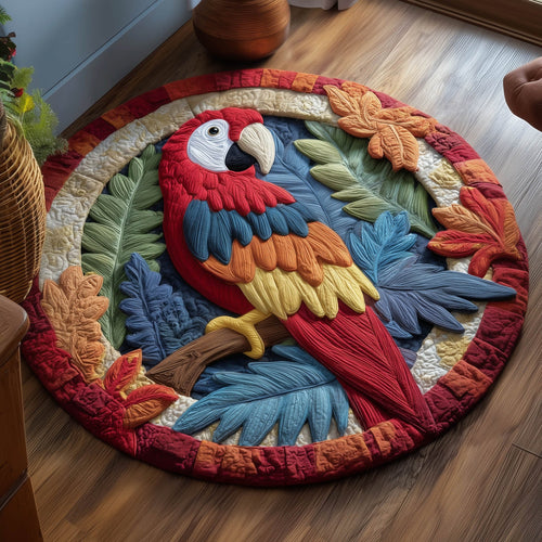 Tropical Parrot Quilted Round Mat GFTONT6241
