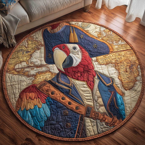 Charming Parrot Quilted Round Mat GFTONT6244