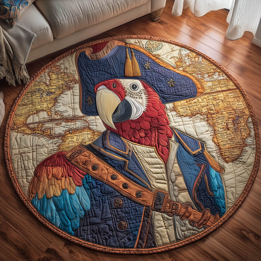 Charming Parrot Quilted Round Mat GFTONT6244