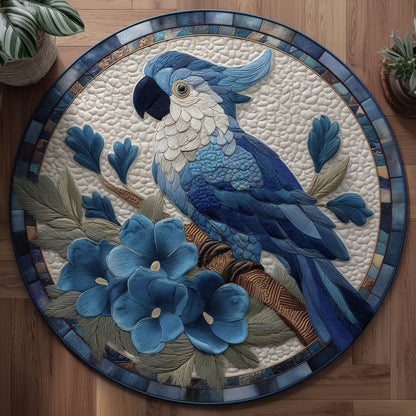 Nemophila Cocaktoo Quilted Round Mat GFTONT6245