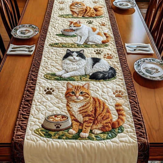 Adorable Cats Quilted Table Runner GFTONT6270