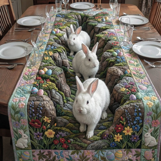 Easter Bunny Quilted Table Runner GFTONT6276