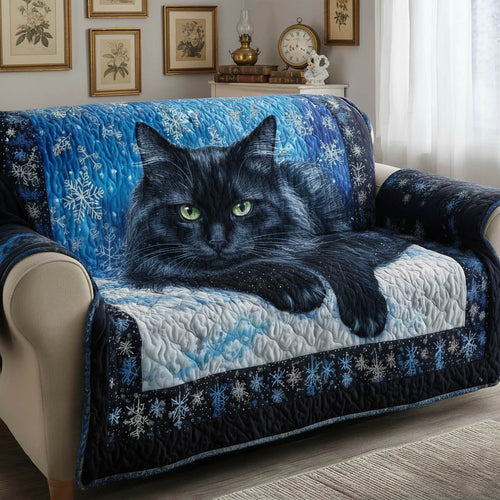 Charming Cat Quilted Sofa Cover GFTONT6281