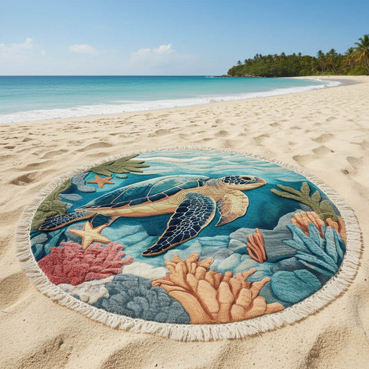 Ocean Breeze Round Beach Towel GFTONT6289
