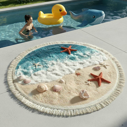 Ocean Breeze Round Beach Towel GFTONT6292