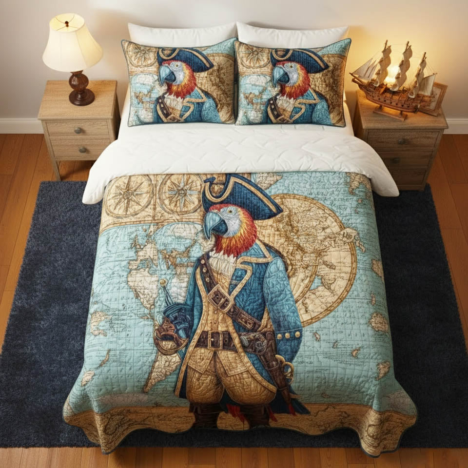 Pirate Parrot Duvet Cover Set GFTONT6327