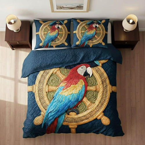 Pirate Parrot Duvet Cover Set GFTONT6328
