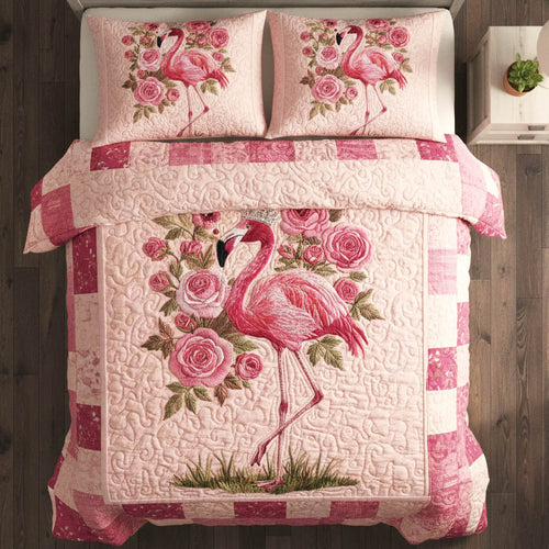 Elegant Flamingo Duvet Cover Set GFTONT6331