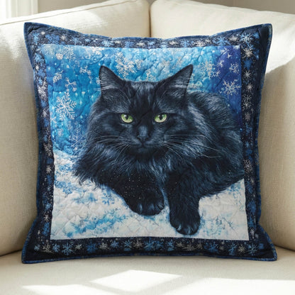 Charming Cat Quilted Pillow Case GFTONT6334
