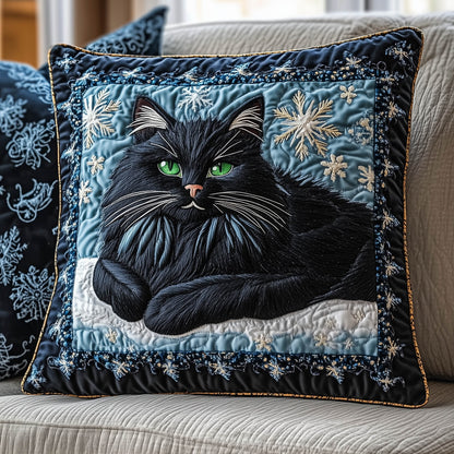 Charming Cat Quilted Pillow Case GFTONT6335