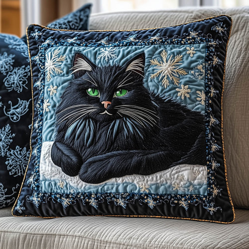 Charming Cat Quilted Pillow Case GFTONT6335