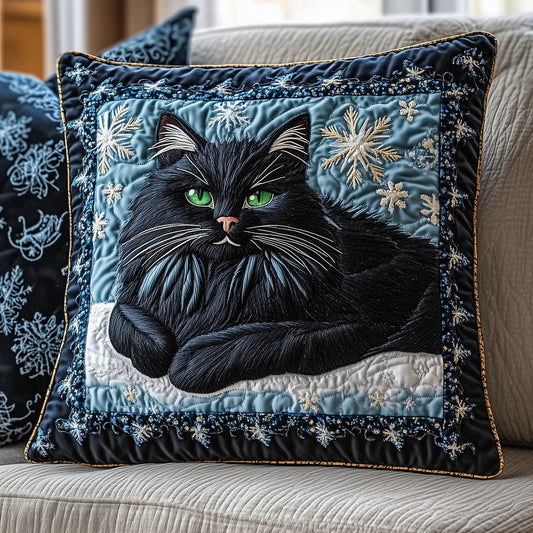 Charming Cat Quilted Pillow Case GFTONT6335