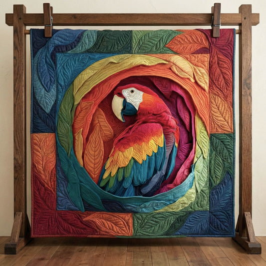 Tropical Parrot Quilted Blanket GFTONT6354