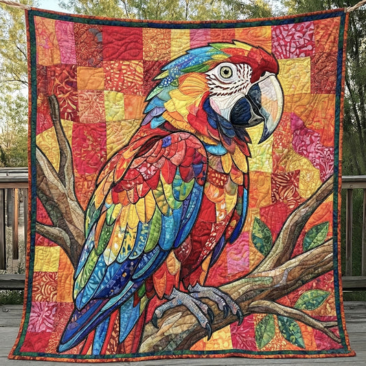 Tropical Parrot Quilted Blanket GFTONT6356
