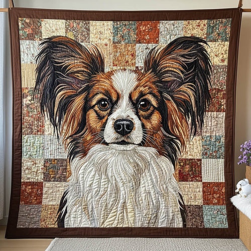 Adorable Papillon Quilted Blanket GFTONT6357