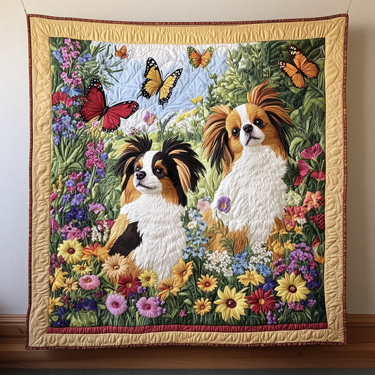 Joyful Papillon Quilted Blanket GFTONT6360