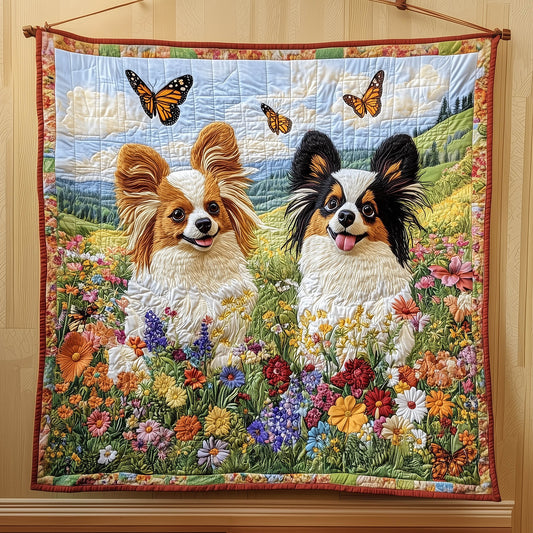 Joyful Papillon Quilted Blanket GFTONT6361