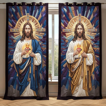 Divine Light Quilted Curtains GFTONT6369