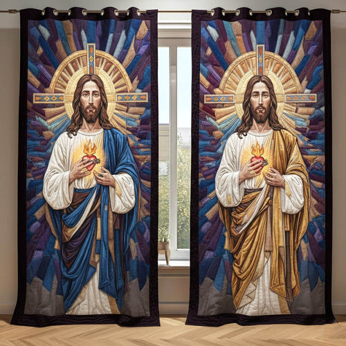 Divine Light Quilted Curtains GFTONT6369