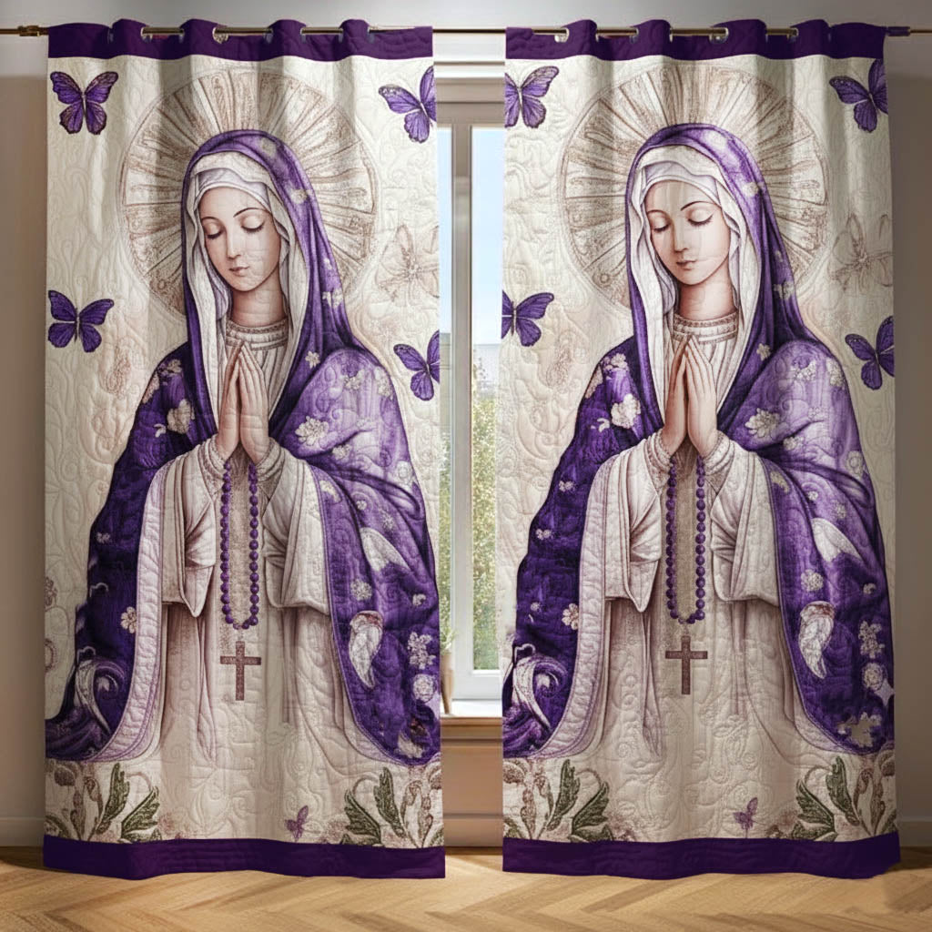 Graceful Heart Quilted Curtains GFTONT6374