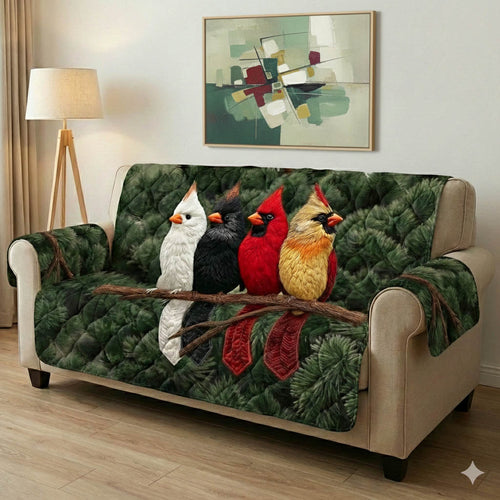 Cardinal Gang Quilted Sofa Cover GFTONT6385