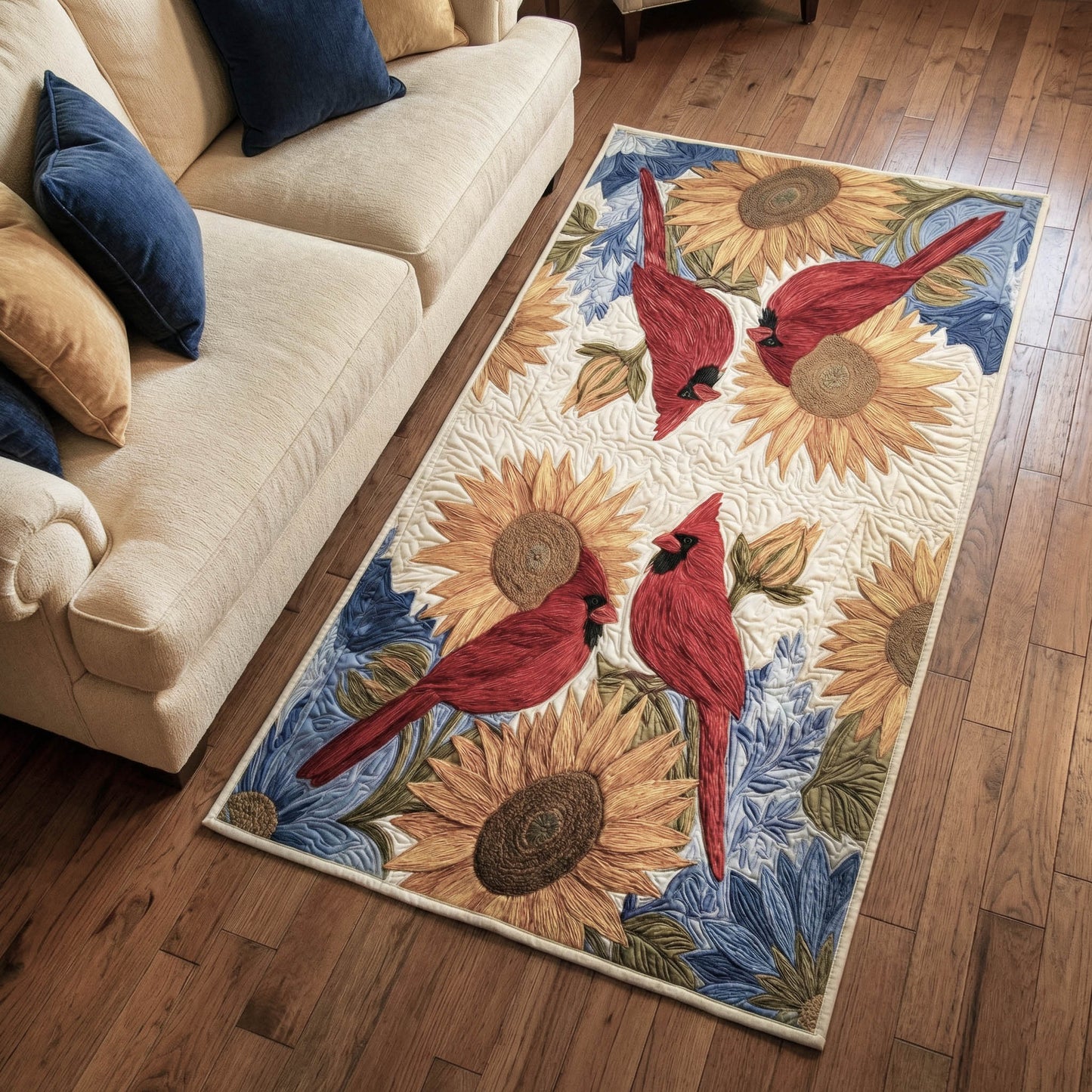 Charming Cardinals Area Rug GFTONT6398