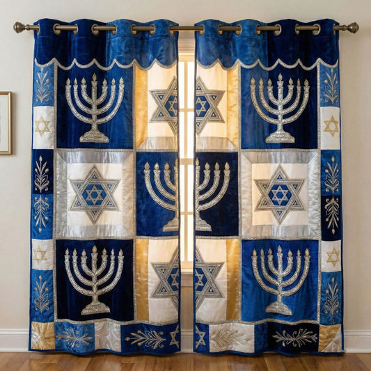 Festival of Lights Quilted Curtains GFTONT6423