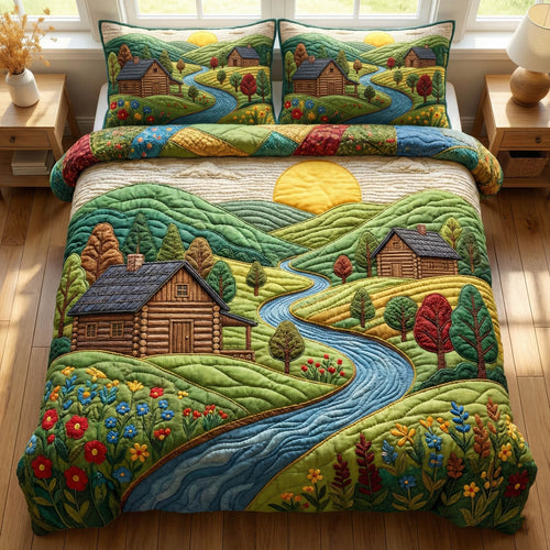 Peaceful Meadow Duvet Cover Set GFTONT6427