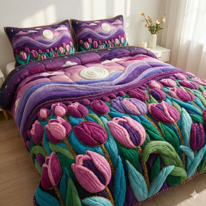 Tulip Meadow Duvet Cover Set GFTONT6430