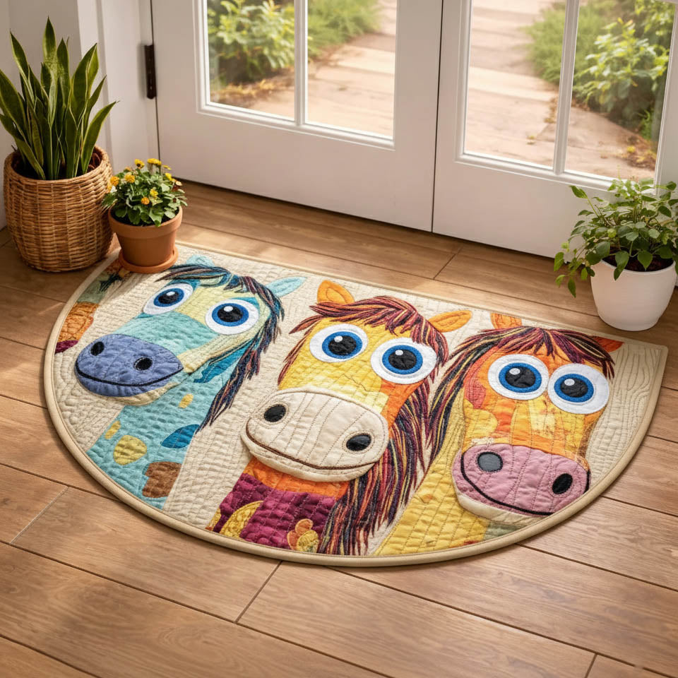 Funky Horse Quilted Welcome Mat GFTONT6521
