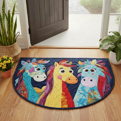 Funky Horse Quilted Welcome Mat GFTONT6523