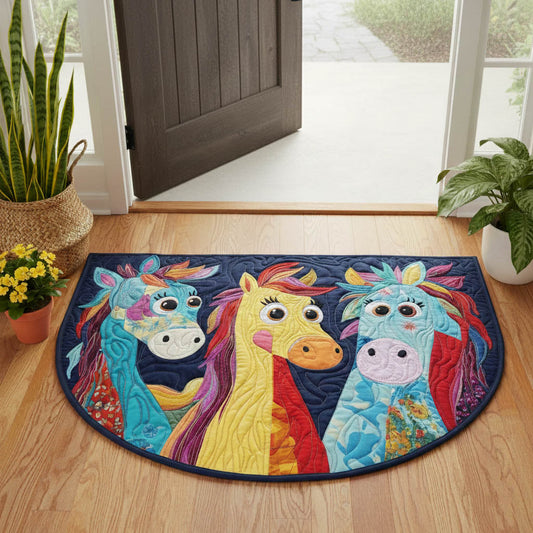 Funky Horse Quilted Welcome Mat GFTONT6523
