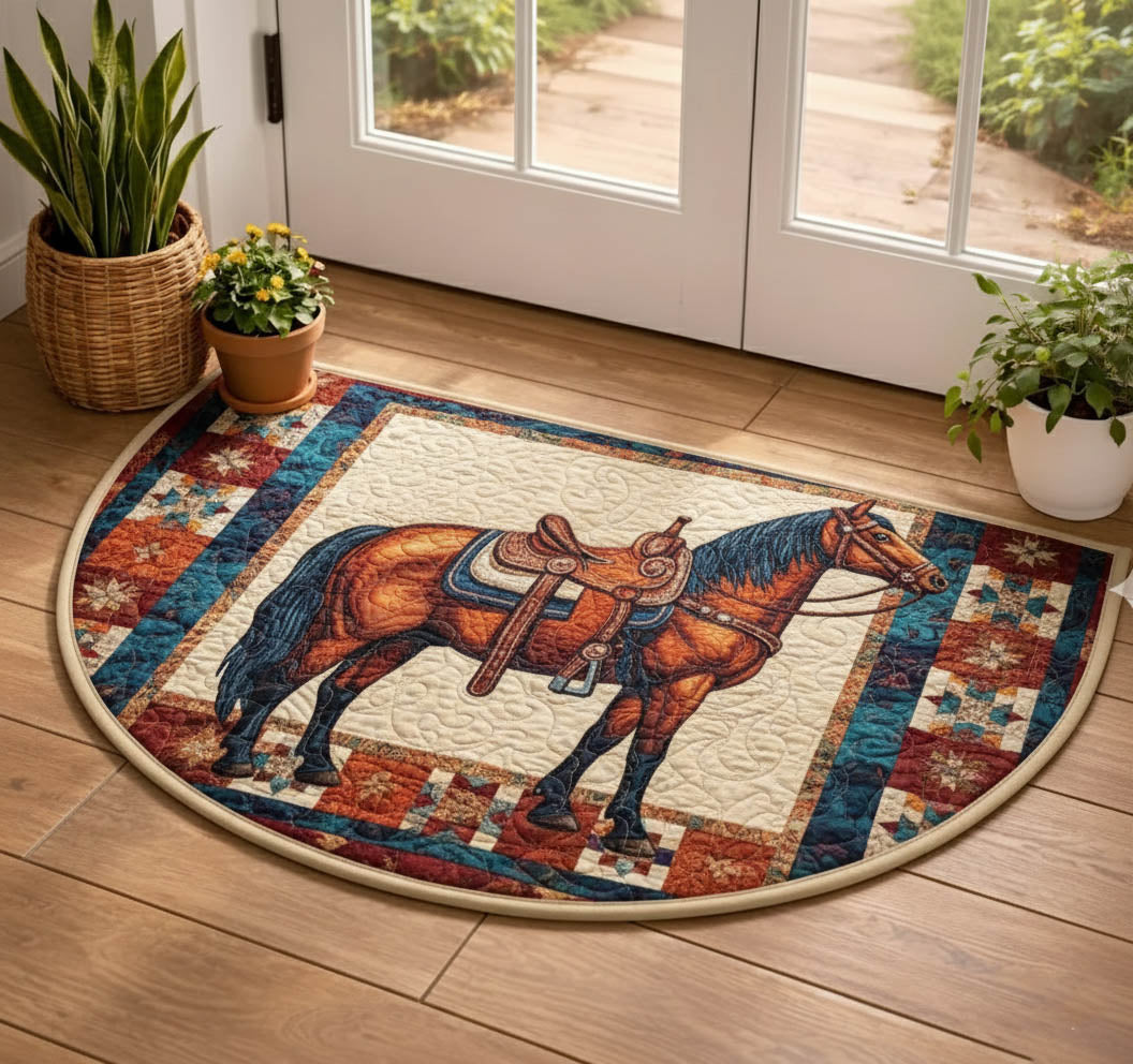 Prairie Horse Quilted Welcome Mat GFTONT6524