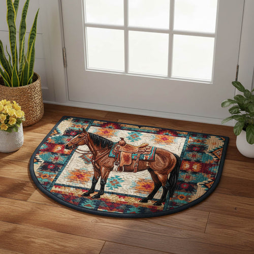 Prairie Horse Quilted Welcome Mat GFTONT6525