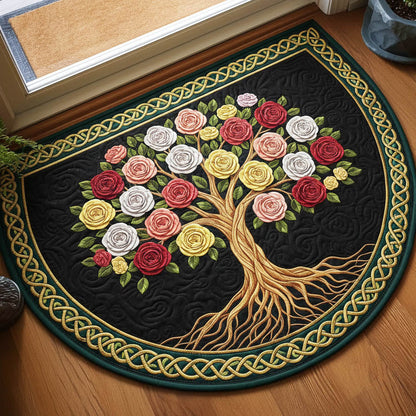 Floral Tree Of Life Quilted Welcome Mat GFTONT6537