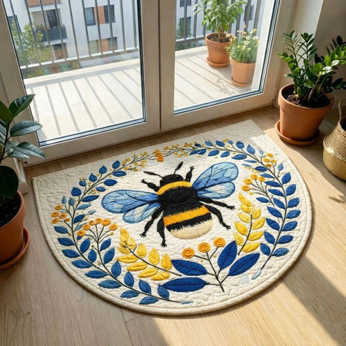 Charming Bee Quilted Welcome Mat GFTONT6562
