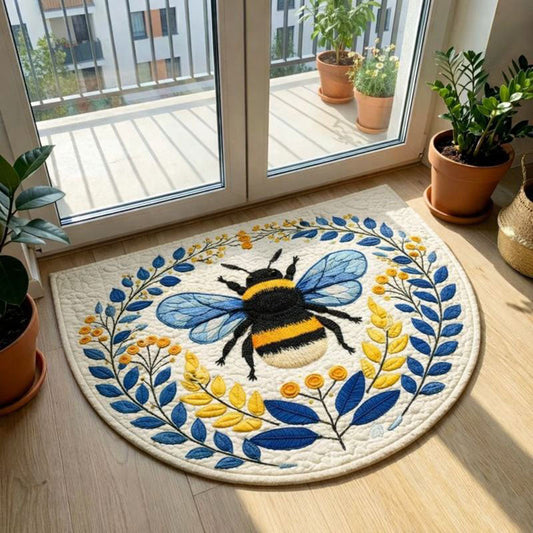 Charming Bee Quilted Welcome Mat GFTONT6562