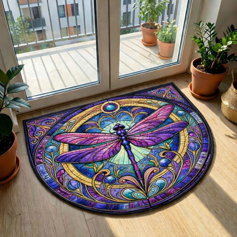 Enchanted Dragonfly Quilted Welcome Mat GFTONT6566