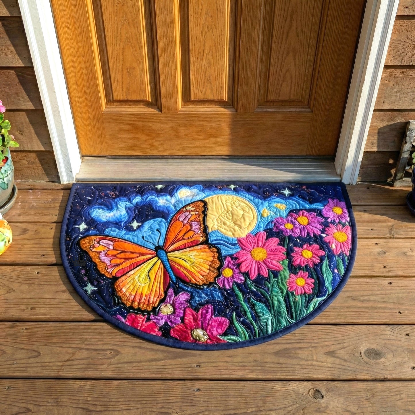 Lunar Wings Quilted Welcome Mat GFTONT6581