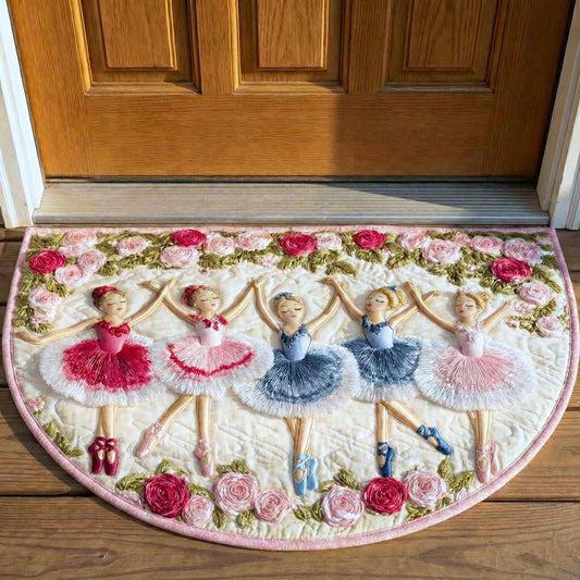 Rosie Ballerina Quilted Welcome Mat GFTONT6586