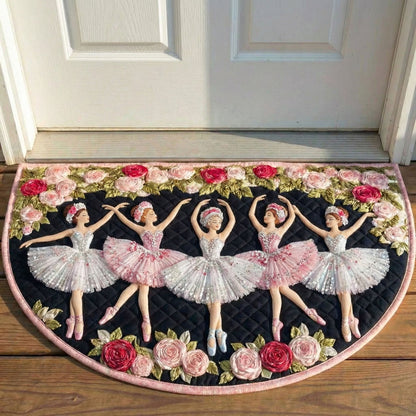 Rosie Ballerina Quilted Welcome Mat GFTONT6587