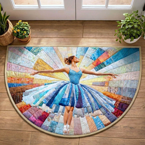 Elegant Ballerina Quilted Welcome Mat GFTONT6588