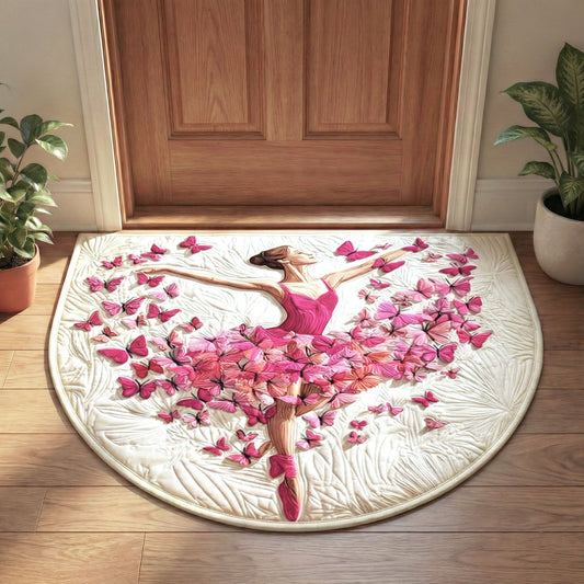 Elegant Ballerina Quilted Welcome Mat GFTONT6589